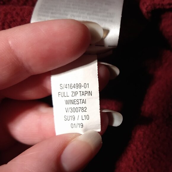 Old Navy Burgundy Fleece Zip Hoodie - Picture 8 of 8